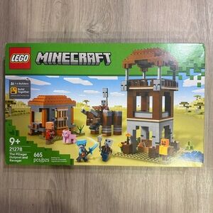 New LEGO Minecraft The Pillager Outpost and Ravager (21278)